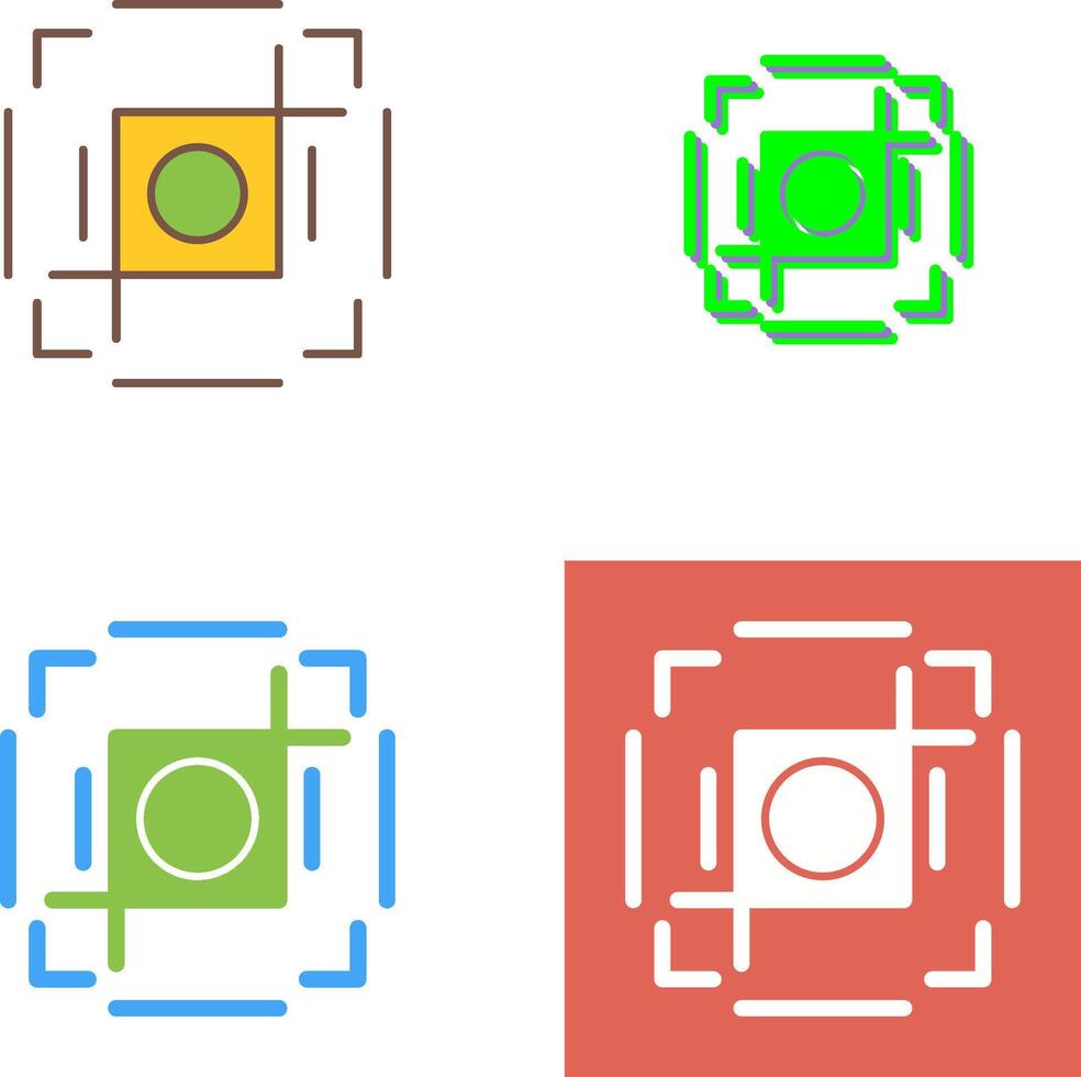 Crop Icon Design vector