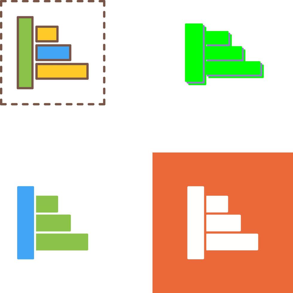 Object Alignment Icon Design vector