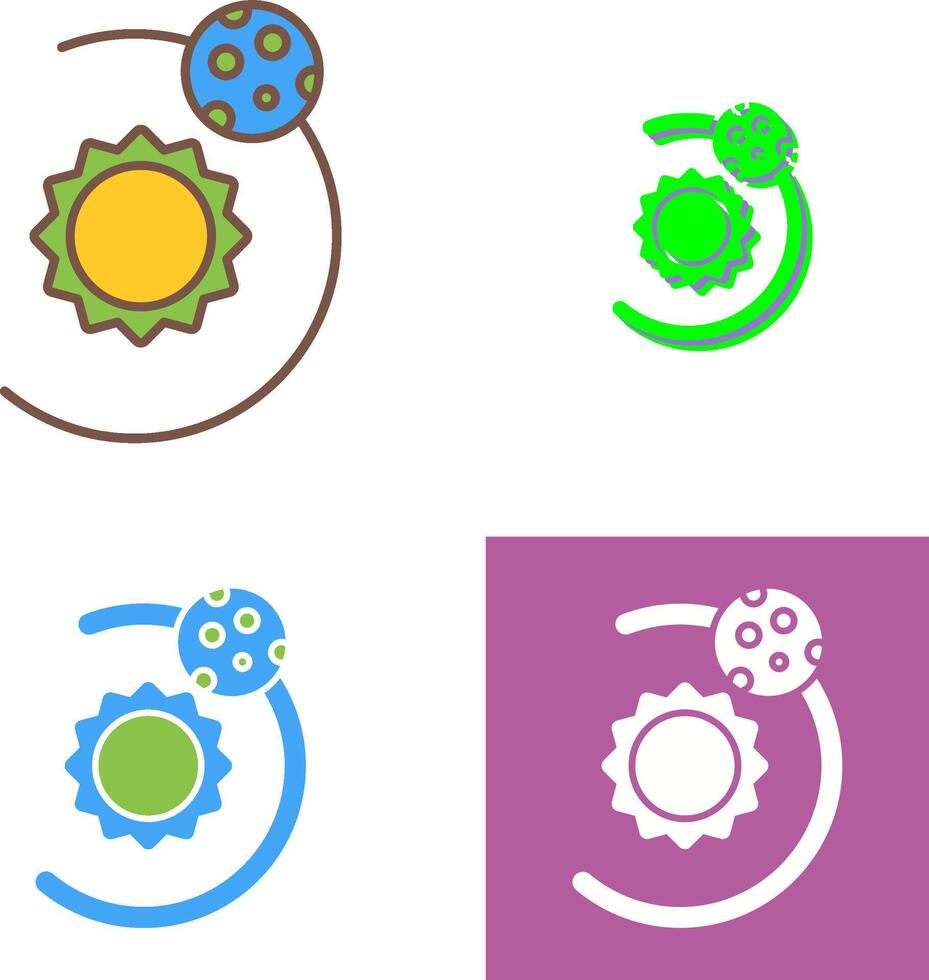 Orbit Icon Design vector