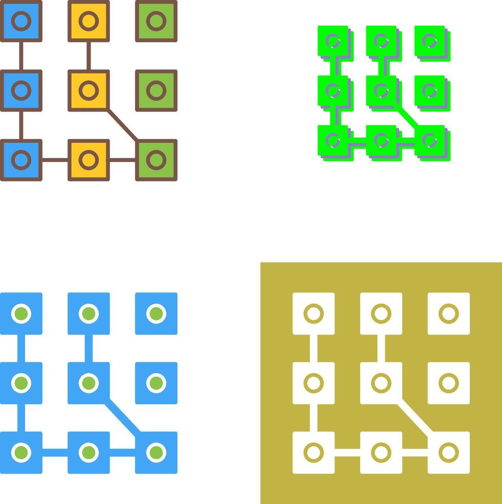 Pattern Icon Design vector