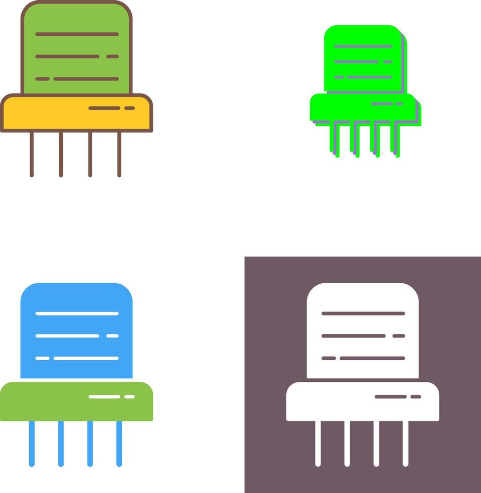 Paper Shredder Icon Design vector