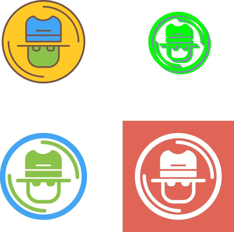 Spy Icon Design vector