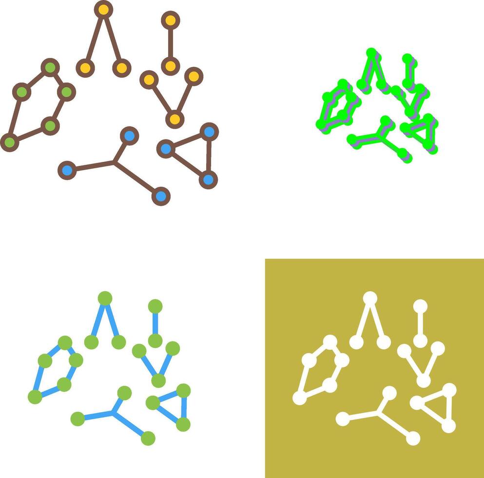 Constellation Icon Design vector