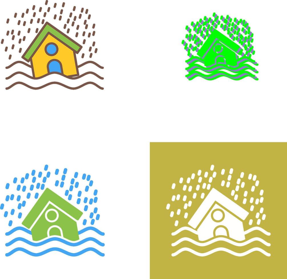 Disaster Icon Design vector