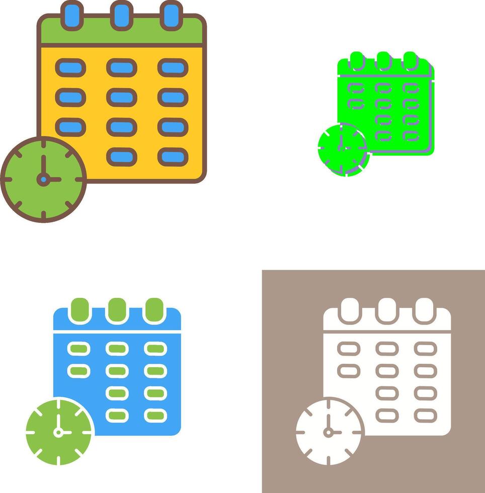 Calender Icon Design vector