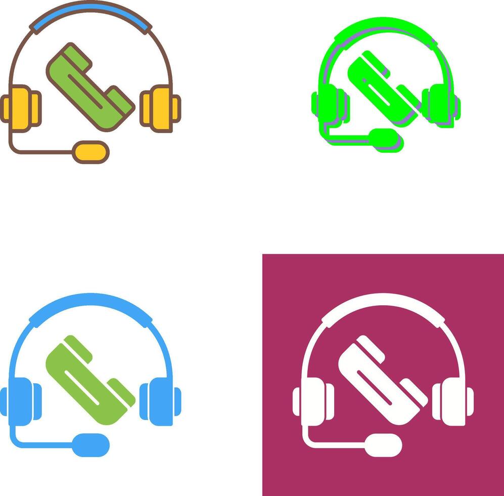 Support Icon Design vector