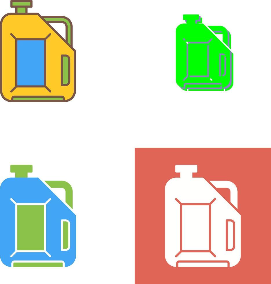 Jerrycan Icon Design vector