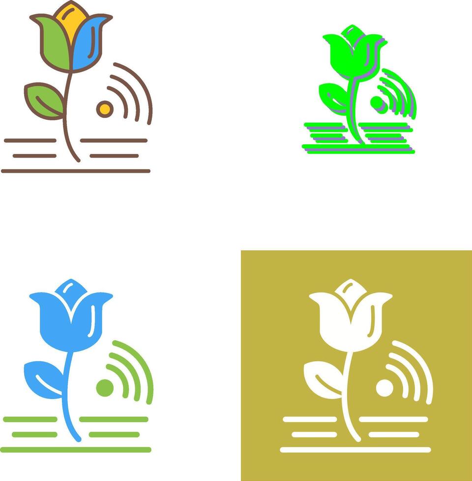 Flowers Icon Design vector