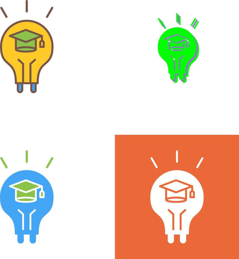 Light Bulb Icon Design vector