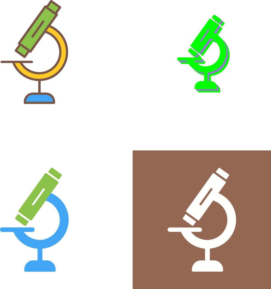Microscope Icon Design vector