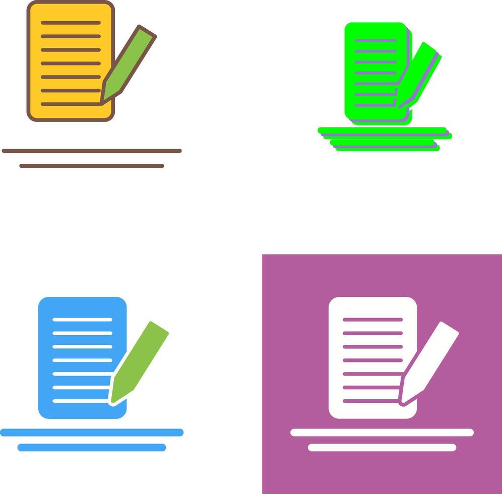 Edit Icon Design vector