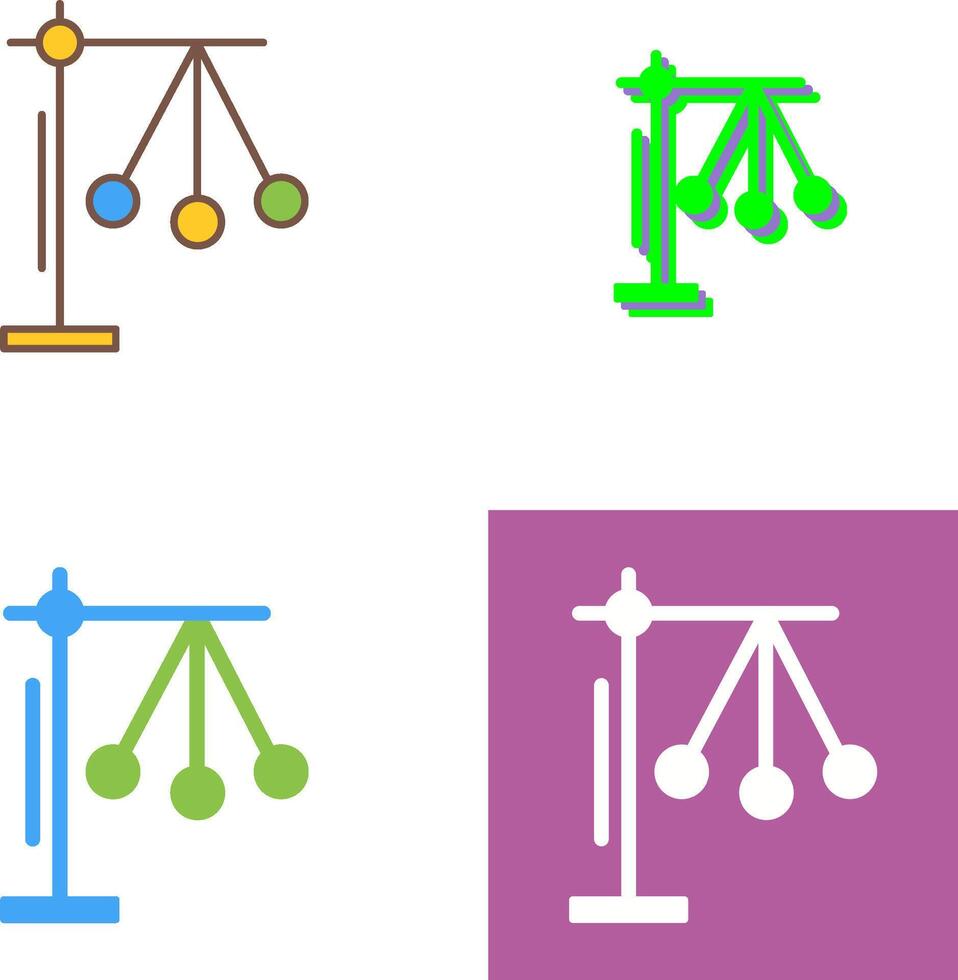 Pendulum Icon Design vector