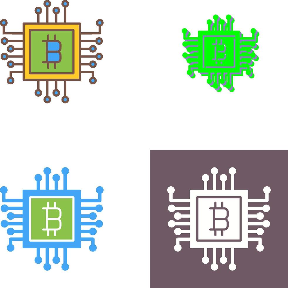 Chip Icon Design vector
