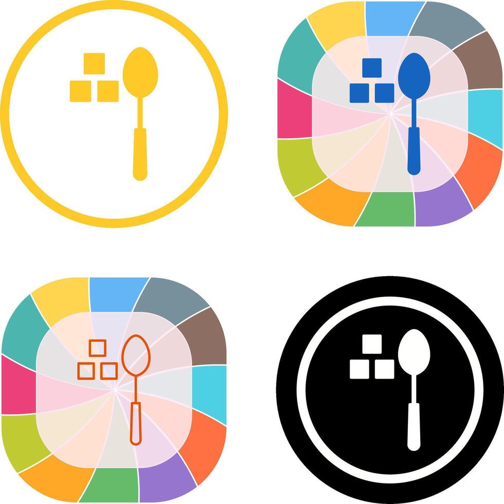 Sugar Icon Design vector