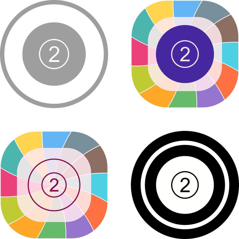 Pool Ball Icon Design vector