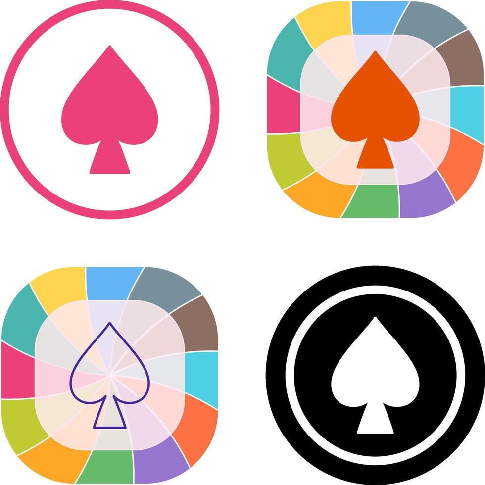 Spade Icon Design vector