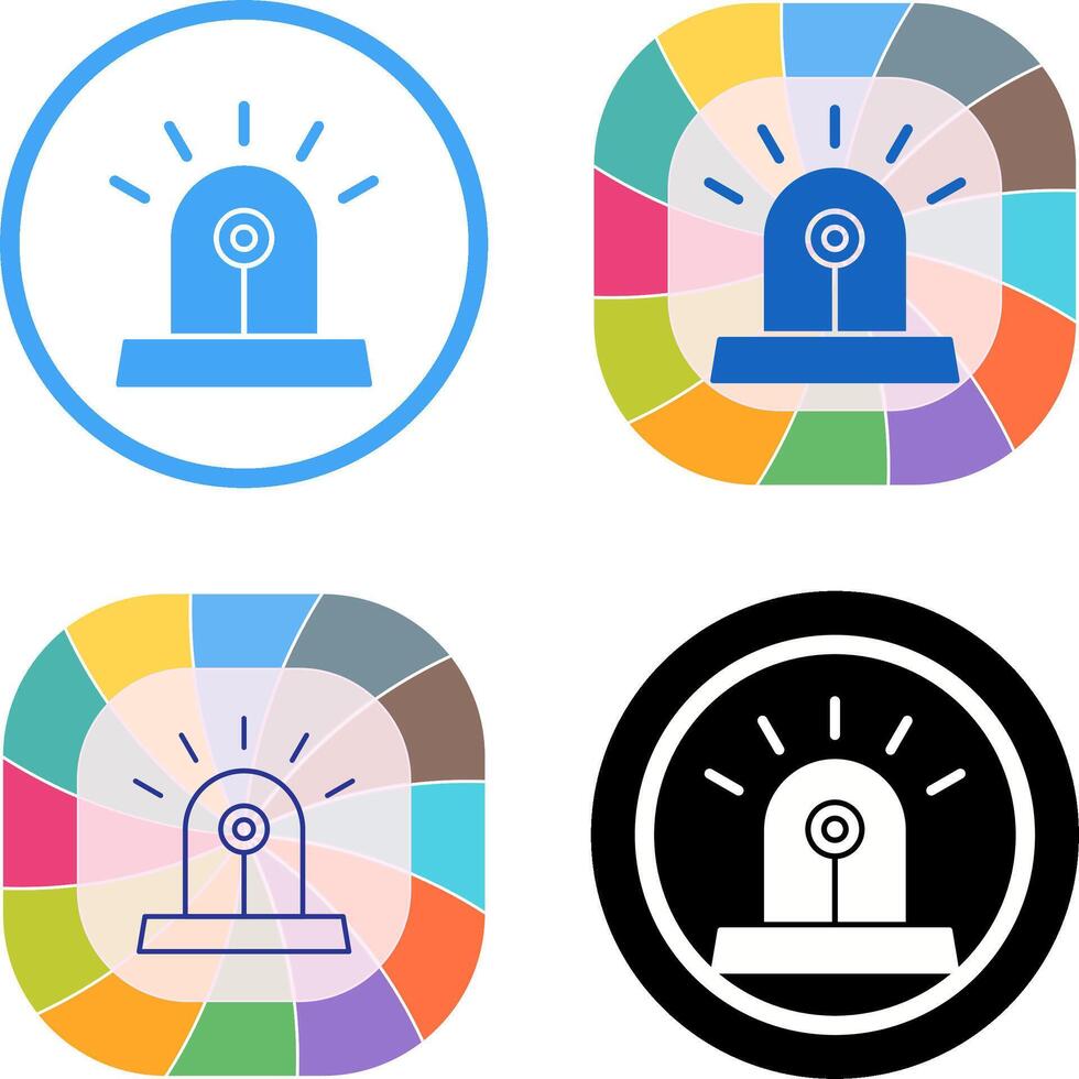 Unique Siren Icon Design vector