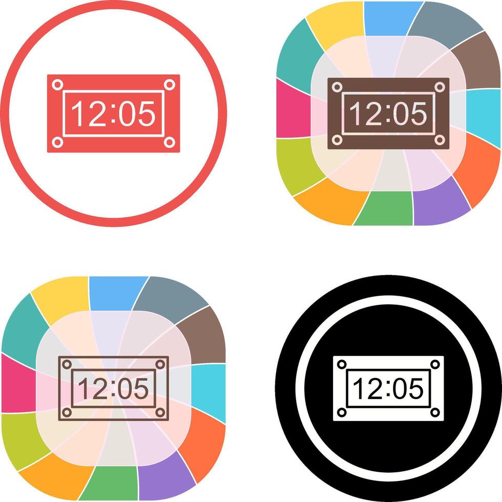 Unique Timer Icon Design vector