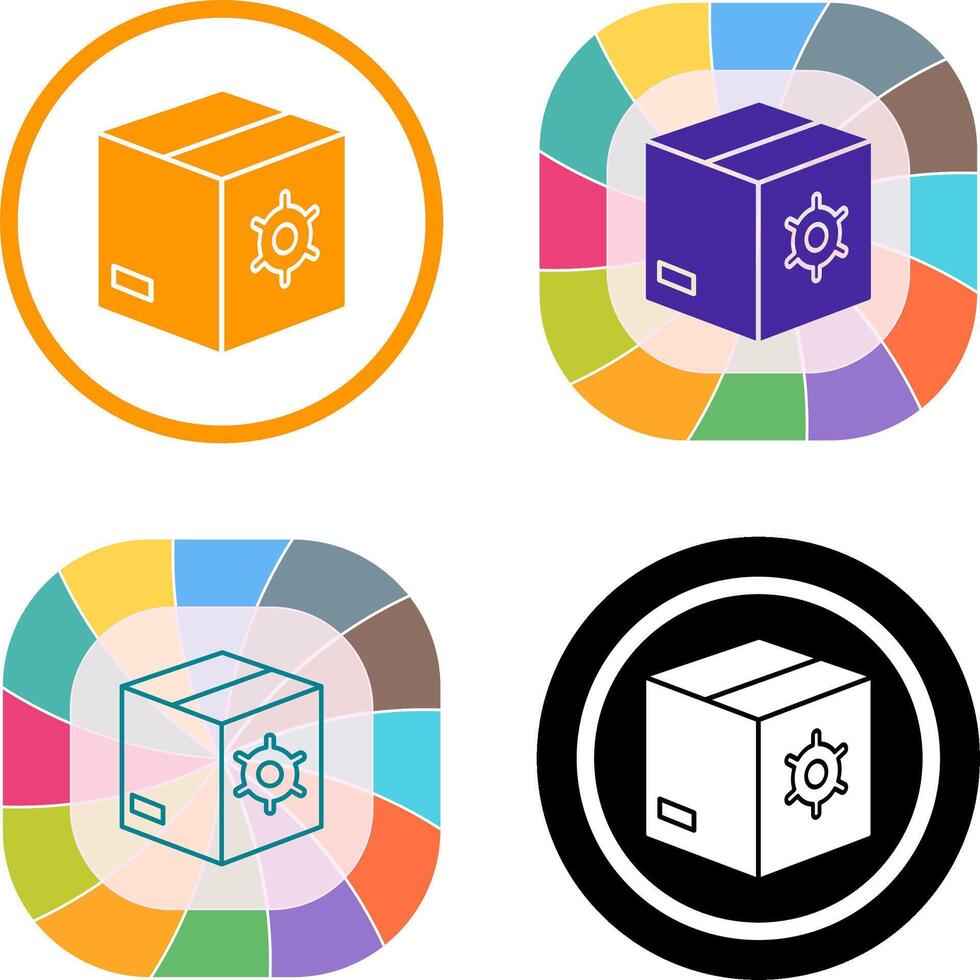 Unique Seo Packages Icon Design vector