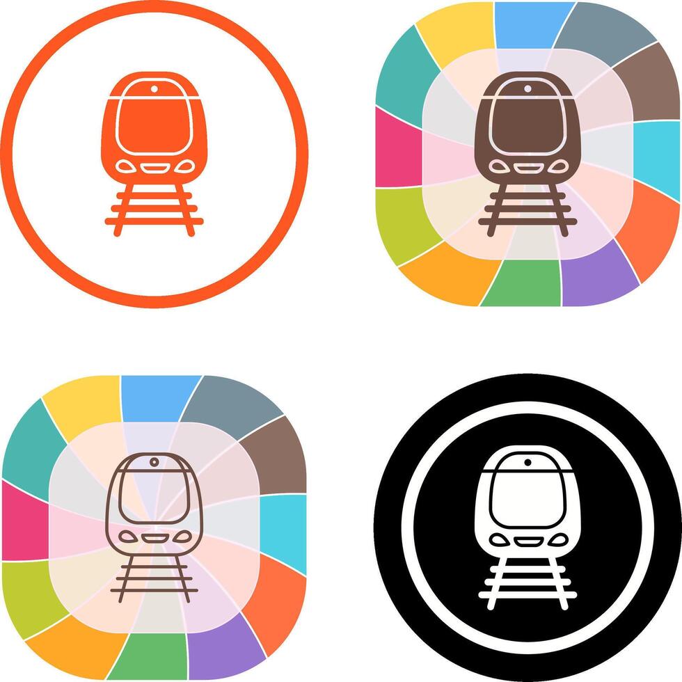 Train Icon Design vector