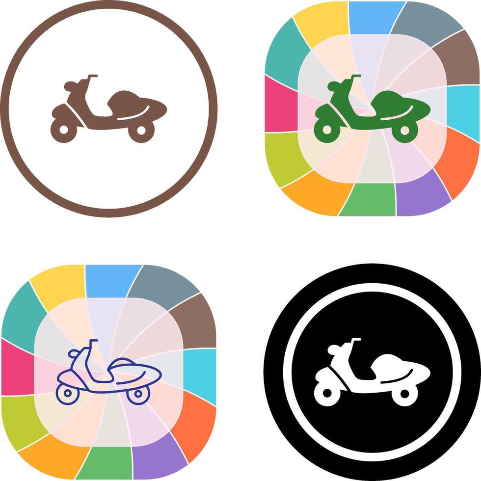 Scooter Icon Design vector
