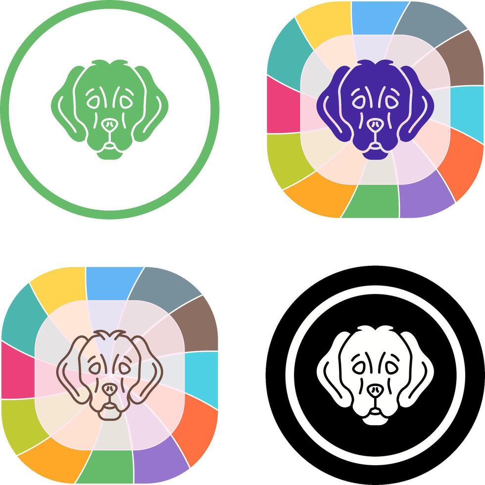Dog Icon Design vector