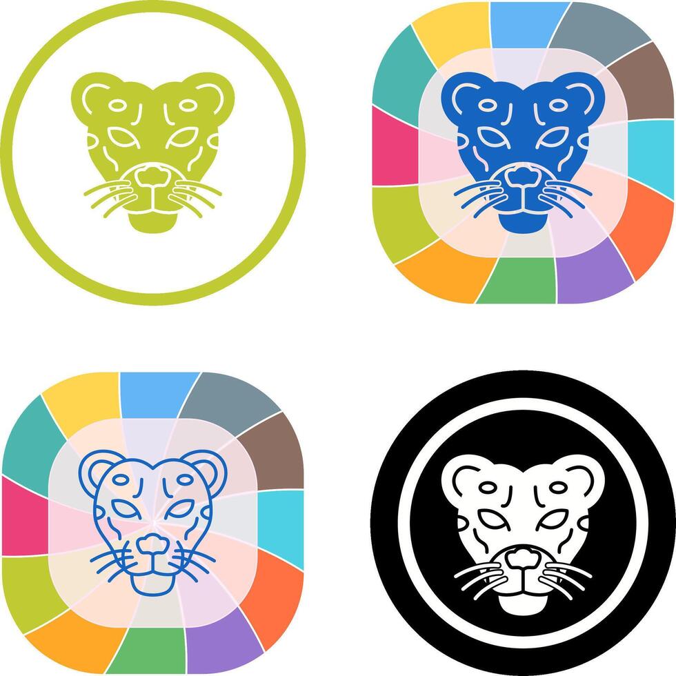 Cheetah Icon Design vector