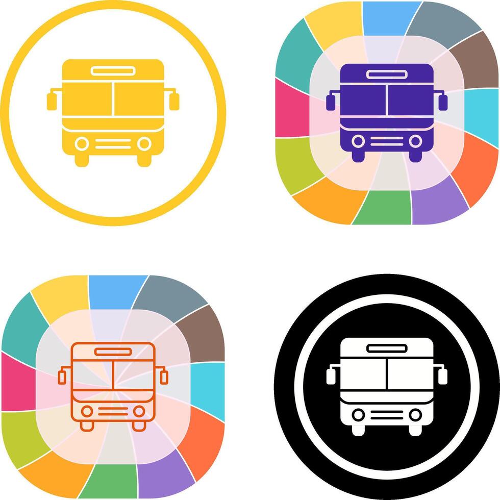 Bus Icon Design vector