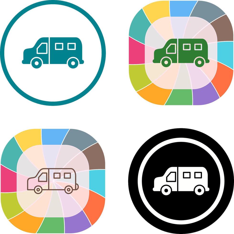 Van Icon Design vector