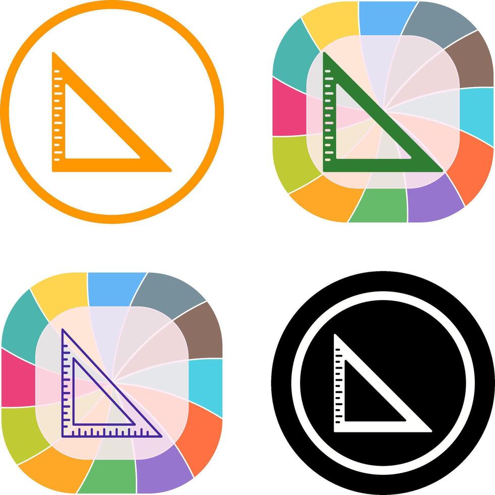 Set Square Icon Design vector