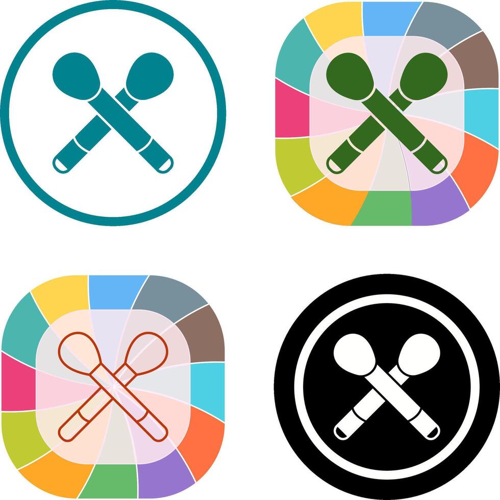 Brushes Icon Design vector