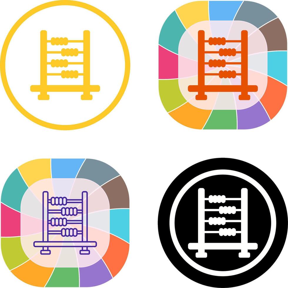 Abacus Icon Design vector