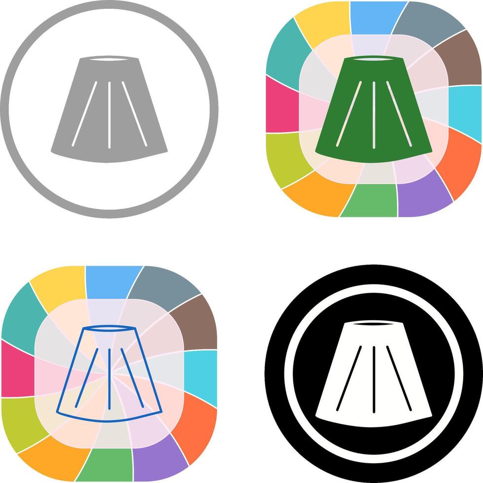 Skirt Icon Design vector