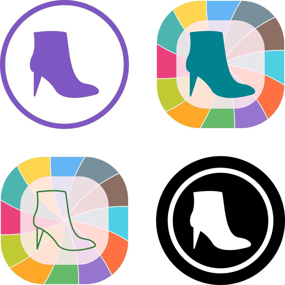 Stilletos Icon Design vector