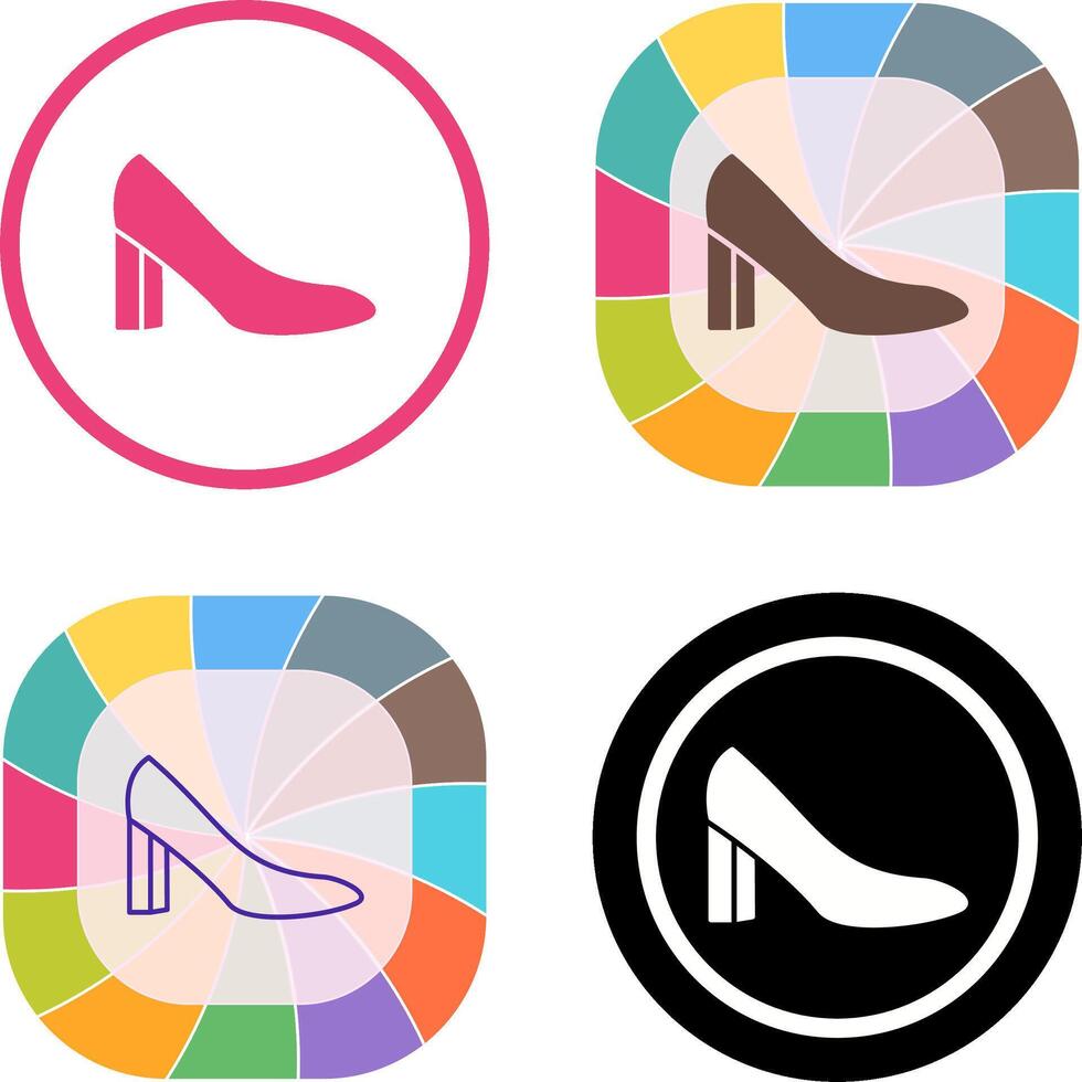 Heels Icon Design vector