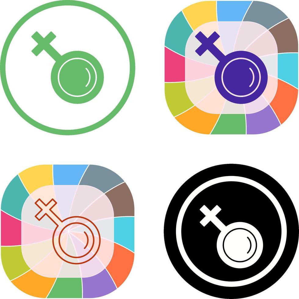 Female Icon Design vector