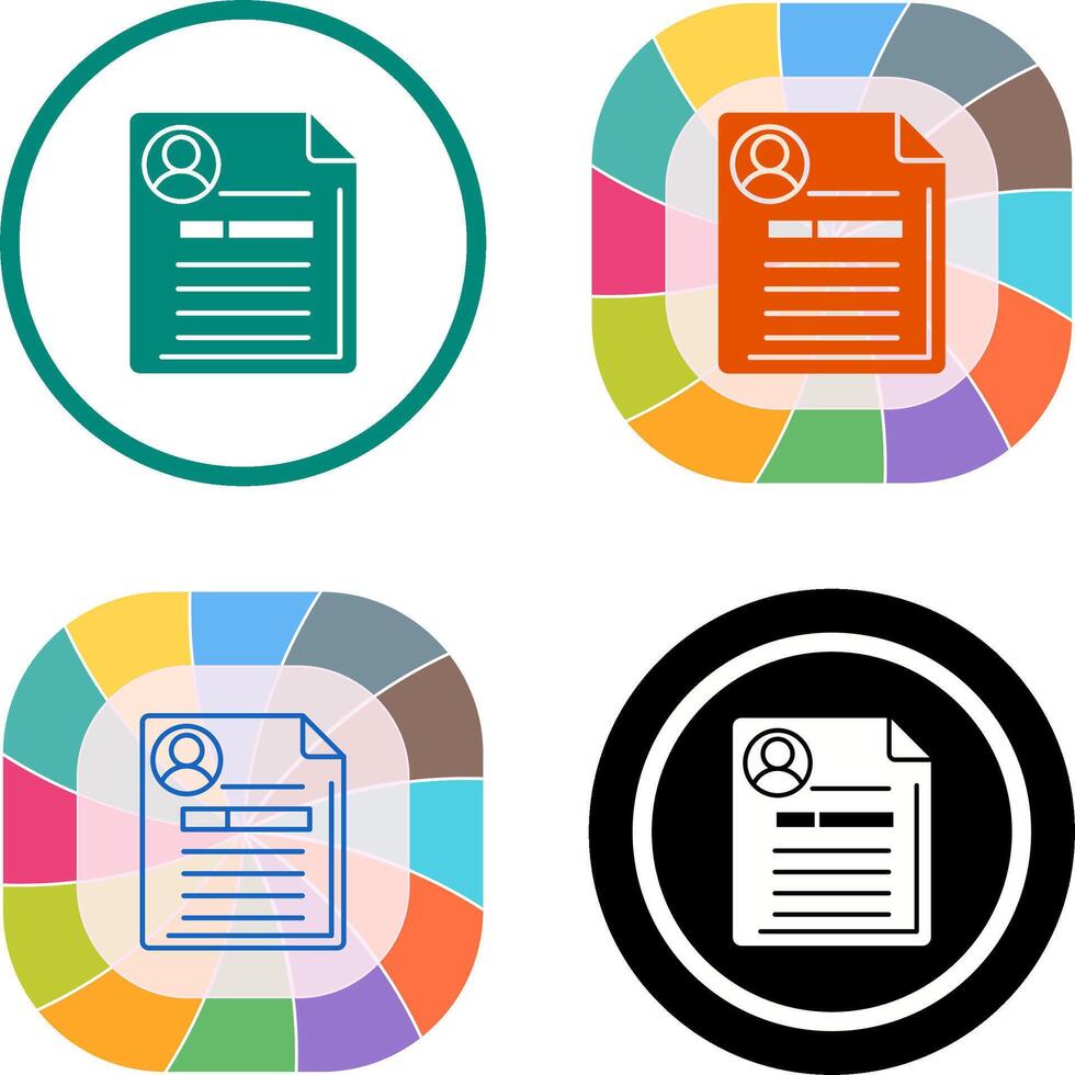 Contact Icon Design vector