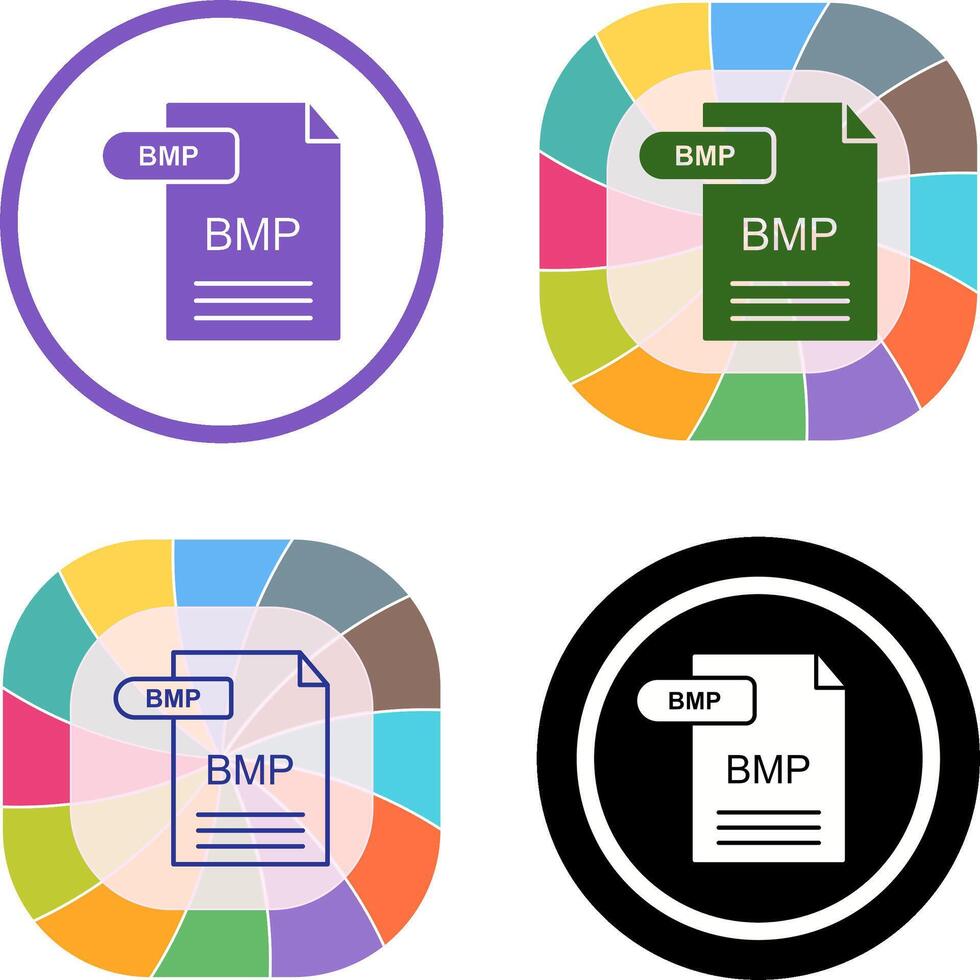 BMP Icon Design vector