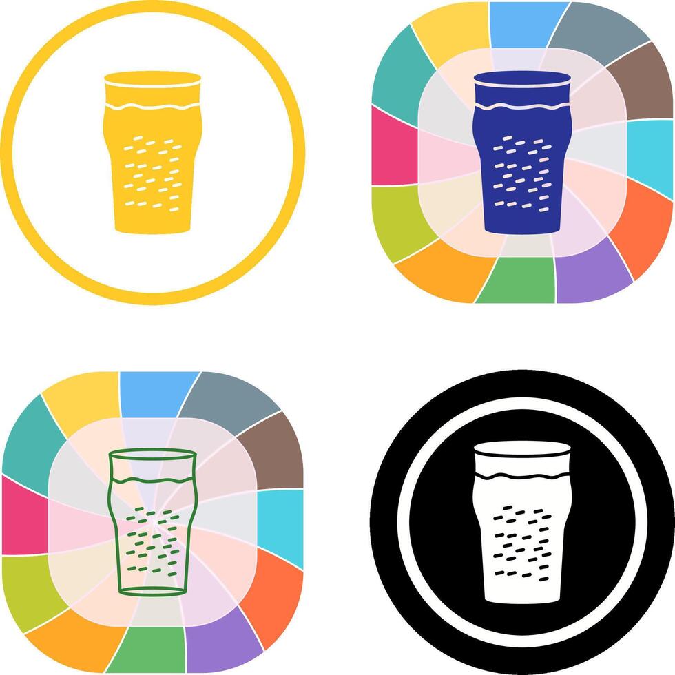 Pint of Beer Icon Design vector