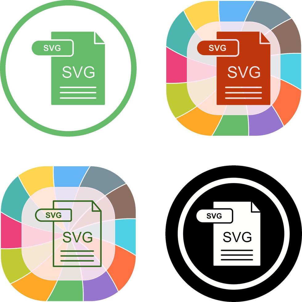 SVG Icon Design vector