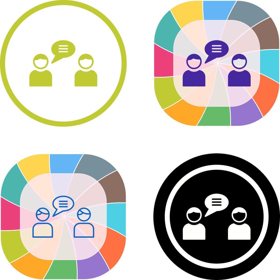 Chatting Icon Design vector