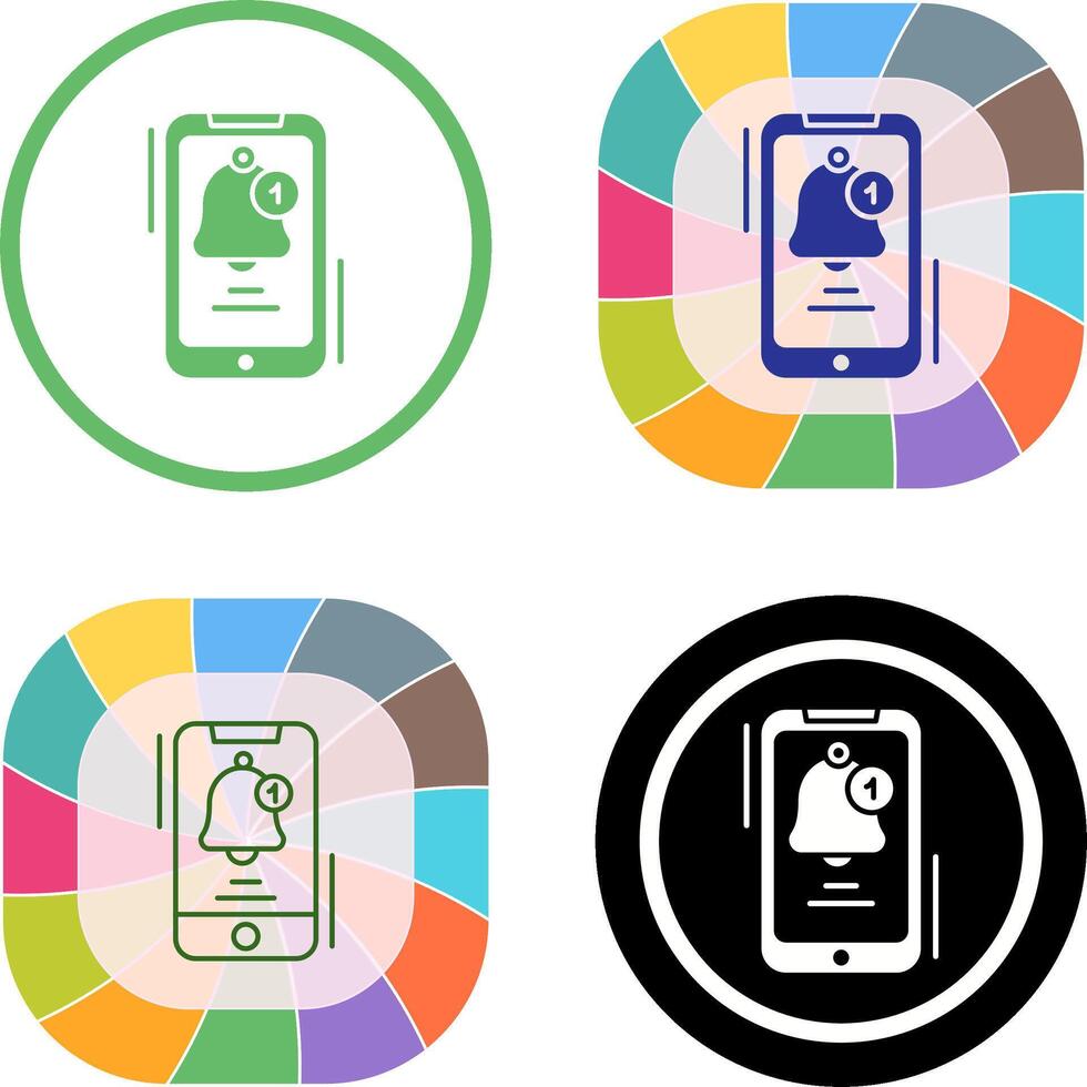 Notifications Icon Design vector