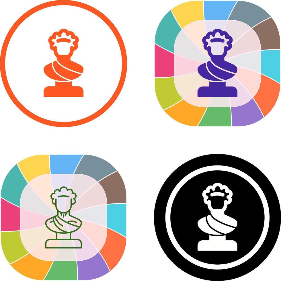 Statue Icon Design vector