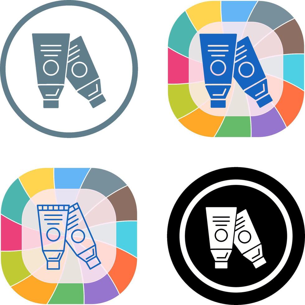 Paint Tube Icon Design vector