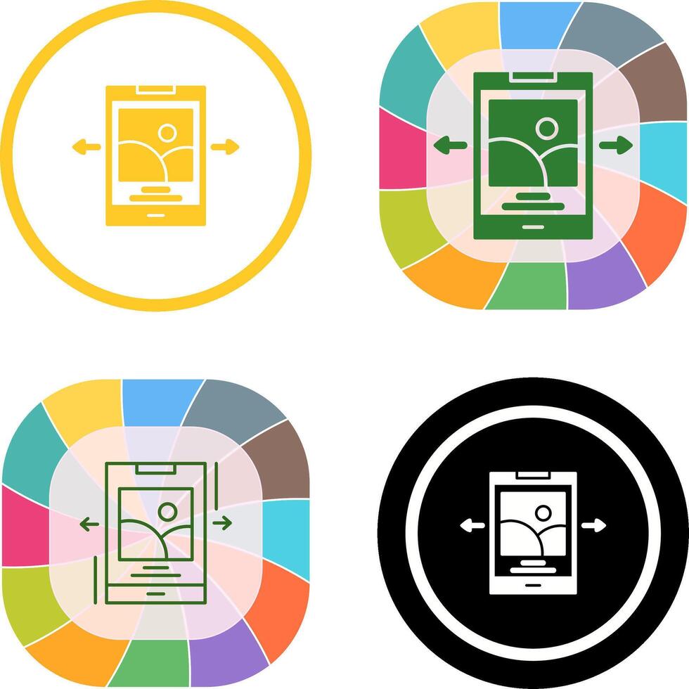 Swipe Icon Design vector