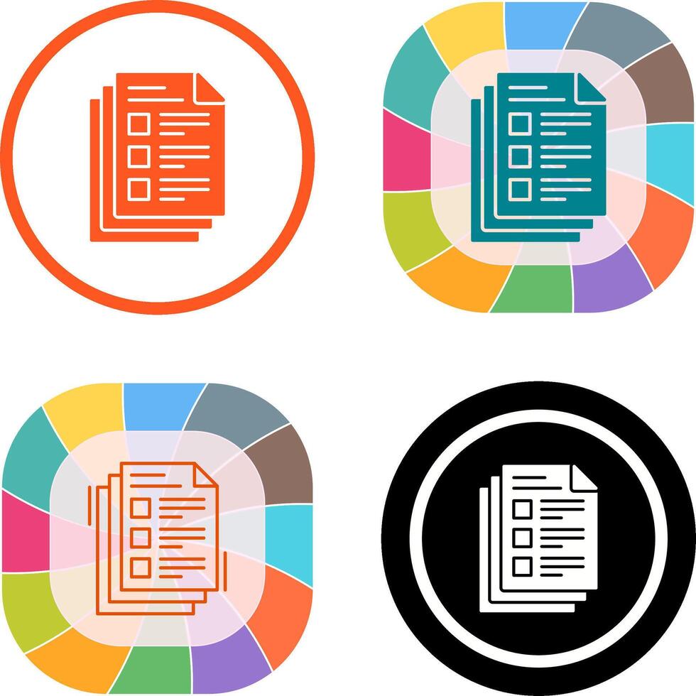 Notes Icon Design vector