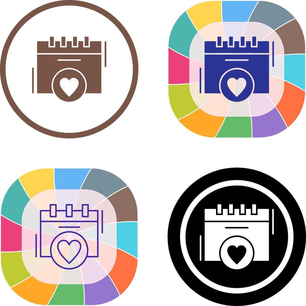Wedding Day Icon Design vector