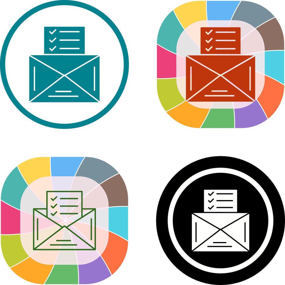 Check List Icon Design vector