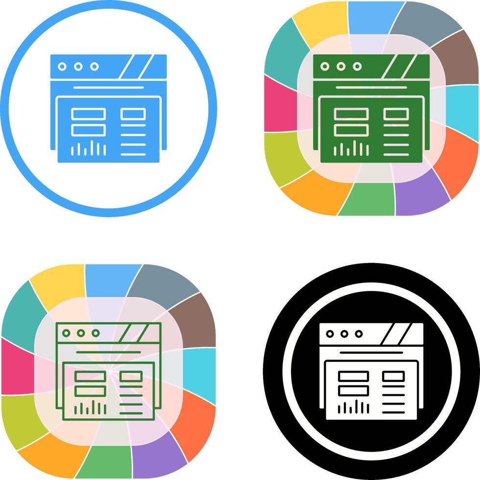 Dashboard Icon Design vector
