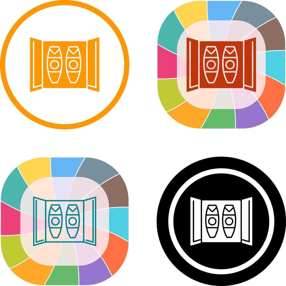 Cigar Box Icon Design vector